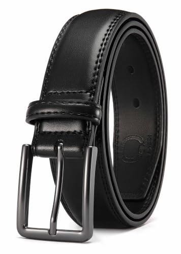 CHAOREN Men's Leather Belt - 1 3/8″ Dress Belt for Business & Casual Wear
